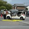 栃木市の商業施設駐車場で車両火災