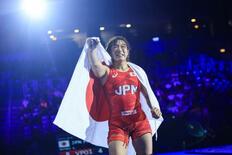 レスリング、日本３選手が世界一