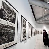 足尾鉱毒事件巡る版画一堂に　小山市出身小口一郎展　県立美術館で開幕【動画】