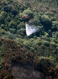 広島・福山の山林火災が鎮圧