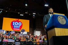 ＮＹ市長就任１００日で成果誇示