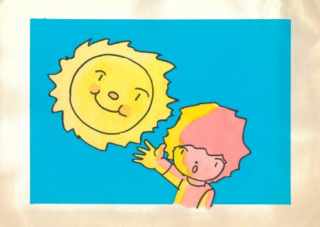 　やなせたかしがいずみたくのファミリーコンサートのために描いたイラスト