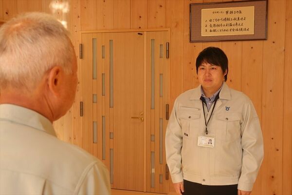 被災地に派遣される田代さん