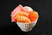 看板メニューの「えがおの贅沢丼」（3500円）