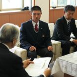 センバツ出場の佐野日大、福田知事に結果報告 甲子園の経験「夏への糧に」
