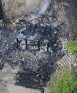 広島・宮島、霊火堂の火災が鎮火