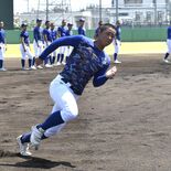 青藍泰斗が甲子園球場で練習　初の聖地、感覚確かめる　５日開幕へ