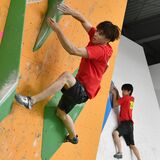 スポーツクライミング川又・関口組 躍動　リードでも４位　かごしま国体