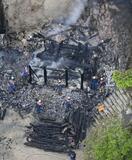 広島・宮島、霊火堂の火災が鎮火