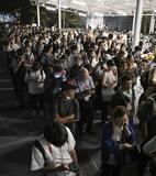 万博会場、朝まで滞留１万１千人