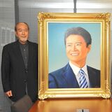 鹿沼の洋画家・大輪さん　国会議員の肖像画制作に従事　６枚目は玄葉元外相に