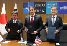 日米韓、中国発射実験に懸念共有