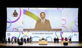 海外協力隊 発展誓う