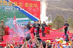 北朝鮮南東部に水力発電所