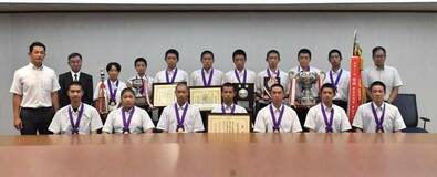 作新中が日本一報告