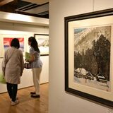個性豊かな53点展示　栃木で県版画展　市民ギャラリーで26日まで