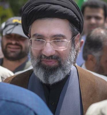 　イランの新最高指導者モジタバ・ハメネイ師（ゲッティ＝共同）