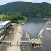 夏の風物詩「大やな」お目見え　茂木で16日オープン、アユ料理や水遊び楽しんで