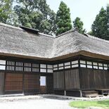 岡本家住宅（宇都宮）　国重文・江戸時代　風格十分「乙型」配置の棟　文人…