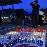 光のオブジェに癒やされ　那須塩原でキャンドルナイト　2000個揺れる