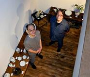 同い年の陶芸家2人展