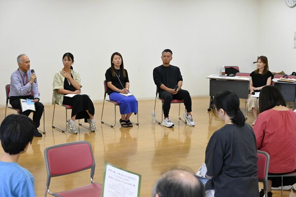設立総会後に行われた「たまりばトーク」