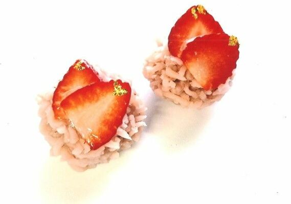 和生菓子の部グランプリの「苺果」