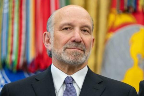 　イベントに参加するラトニック米商務長官＝２３日、ワシントン（ＡＰ＝共同）