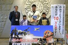県立博物館、入館者数２年ぶりの10万人超え　例年８～９万人で推移