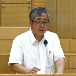 市貝・入野町長が５選不出馬を正式表明　11月に任期満了