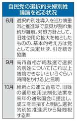 【自維連立】「旧姓使用」合意に唐突感