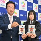 那須町、「芦野城」と「伊王野城」の御城印作成 高校生デザイン、歴史と自然の美しさ込め
