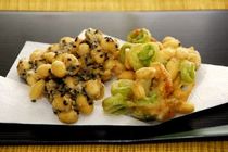 ＜大豆のかき揚げ＞歯ごたえを楽しむ豆料理