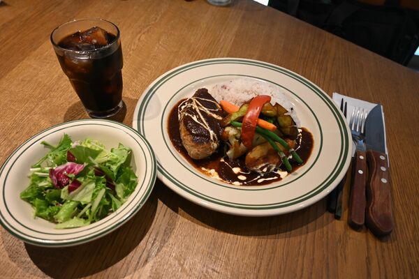 「ハンバーグA180グラム」ランチ