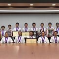 作新中野球部が日本一を報告　下野新聞社来訪　中学軟式野球、県勢33年ぶり頂点