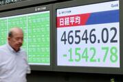 東証、一時１５００円安
