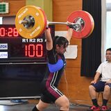 インターハイ栃木県予選重量挙げ　女子77キロ級・上條（小山）が県高校新記録で優勝
