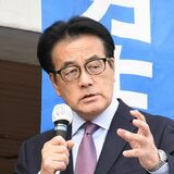 立民の岡田幹事長、統一選へ支持訴え　宇都宮で街頭演説
