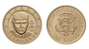 トランプ氏肖像硬貨製造へ