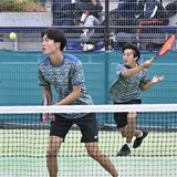 テニス・インターハイ栃木県予選　男子ダブルスは羽生田・荻原組（足利大付）が連覇、同門対決を制す