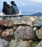 米子城跡石垣に「鯛石」