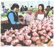 ＜１＞進めよう地産地消　安心な農産物を提供