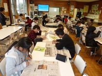 記者の仕事を知る／宇都宮市国本西小