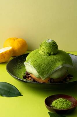 イシヤパンケーキ「柚子抹茶」(提供写真)