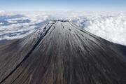 富士山頂、気温が１・４７度上昇