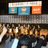 佐野で県メーデー中央大会　「雇用修復」対策強化訴え