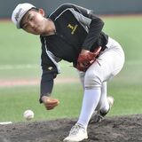 初戦へ、打撃投手もこなす　石橋・甲子園だより　下手投げ右腕・平間翔大投手