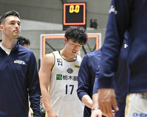 試合後、人一倍悔しさを見せたブレックスの星川