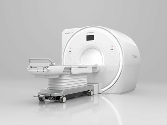 キヤノンメディカルシステムズが開発した新ＭＲＩ装置（同社提供）