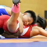 与那城（足大付）無念の準Ｖ　インターハイ・レスリング男子60キロ級